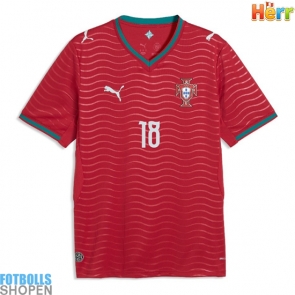 Billiga Portugal Pedro Neto #18 Hemmatröja VM 2026 Kortärmad